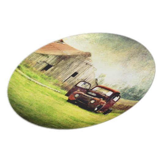 Classic Country Melamine Plate (Left Side)