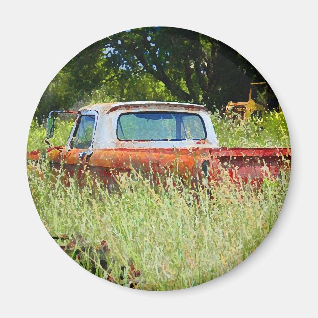 Classic Country Pickup Magnet (Front)