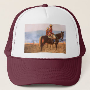 Classic Cowboy and Horse Cap