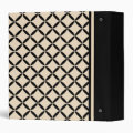 Classic Cream and Black Recipe Binder | Zazzle