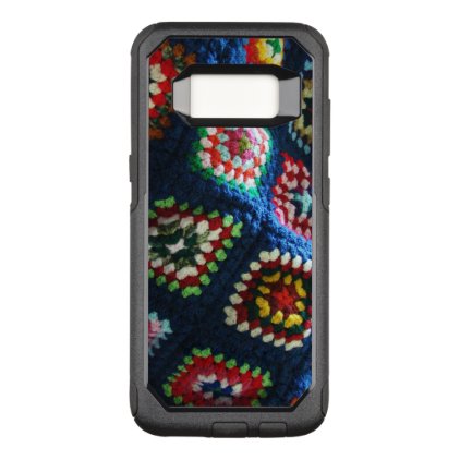 Classic Crochet Granny Square Afghan OtterBox Commuter Samsung Galaxy S8 Case