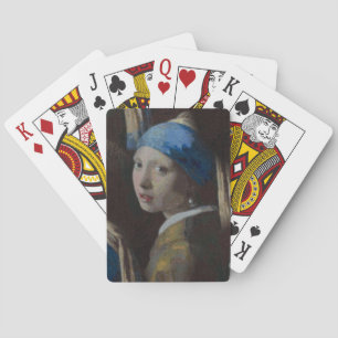 Classic Crochet Replica, Girl With a Pearl Earring Poker Cards