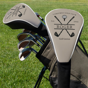 Classic Cross Club Name Golf Head Cover