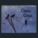 Classic Crows Calendar<br><div class="desc">A collection of my classic crows photographs for the current year. This is a twelve month calendar with a different crow photograph for each month. This calendar is made by the original photographer of these photographs.</div>