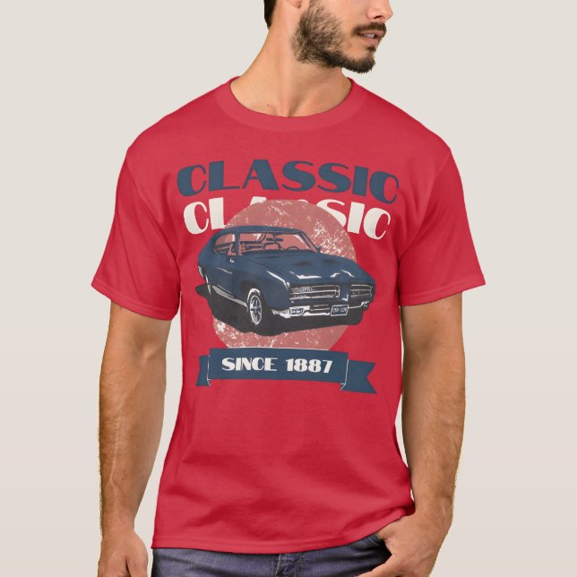 Classic Cruiser Vintage CarInspired Collection gir T-Shirt (Front)