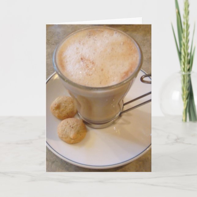 Classic Cup of Coffee in Trujillo Card (Front)