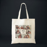 Classic Custom 6 Family Photo Collage Tote Bag<br><div class="desc">Feature up to 6 of your favorite family photos to make you smile through out the day! A fun way tote bag for a family. Perfect for a family reunion and can be customized with the family names and/or dates.</div>