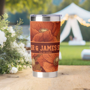 Classic Custom Anemones Travel Mug For Bachelorett Insulated Tumbler