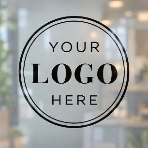 Classic Custom Business Logo Round Decal