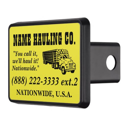 Classic Custom Business Sign Trailer Hitch Cover