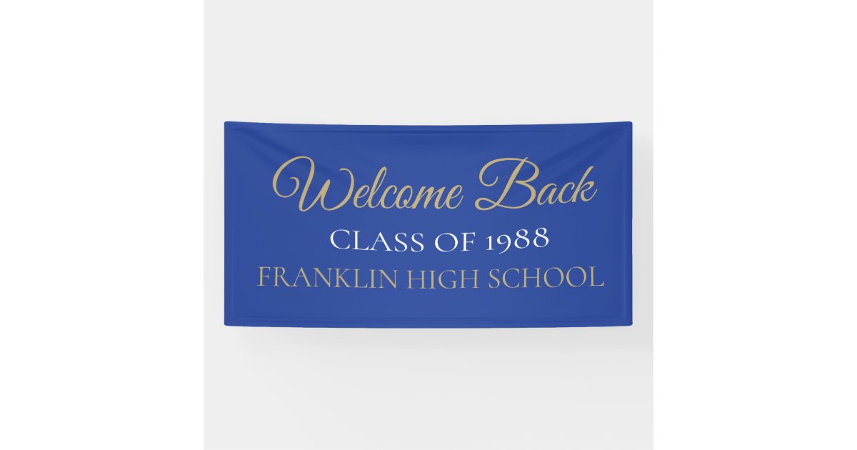 Classic! Custom Class Reunion Banner 