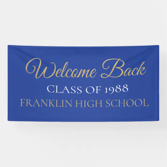 Classic! Custom Class Reunion Banner 