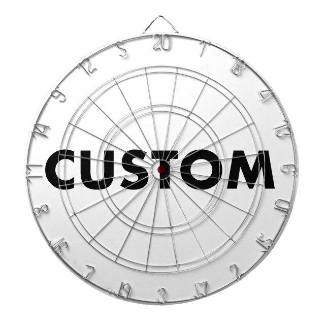 Classic Custom Dartboard - Red & Green Standard (Front)