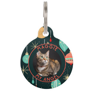 Classic Custom Gifts For Pet Owner Xmas ID Tag