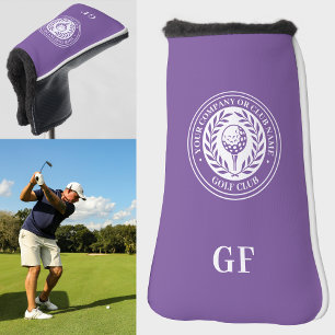 Classic Custom Name Putter Golf Head Cover Purple