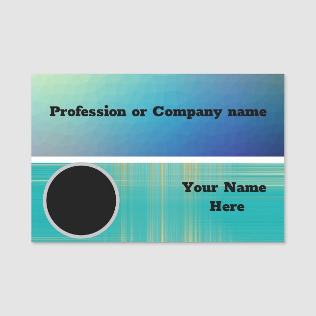 classic custom profession name tag (Front)
