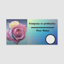 classic custom profession name tag