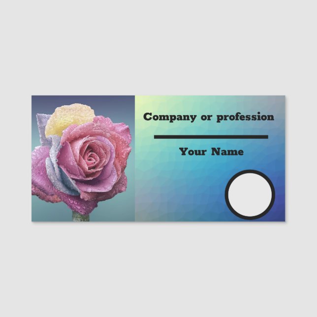 classic custom profession name tag (Front)