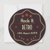 Classic Custom Text Retro Label (Front)
