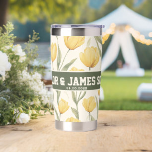 Classic Custom Tulip Insulated Tumbler For Bridal 