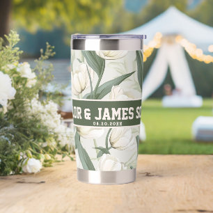 Classic Custom Tulip Insulated Tumbler For Wedding