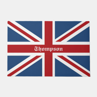 Classic Custom Union Jack UK Flag Doormat