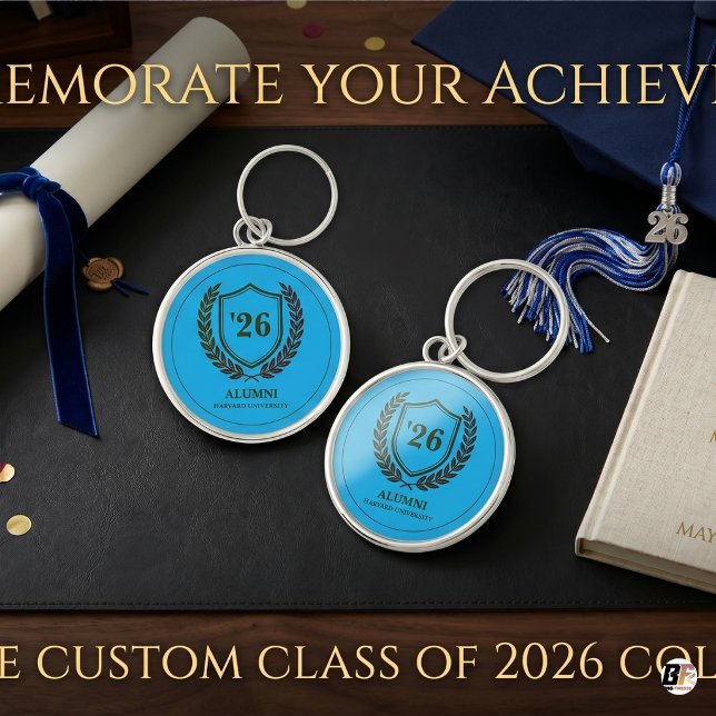 Classic Custom University Alumni Class of 2026 Shi Keychain (Creator Uploaded)
