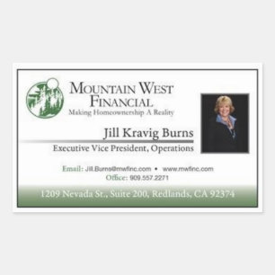 Classic Customizable Business Card Label