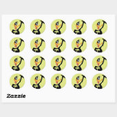 Classic DAFFY DUCK™ Classic Round Sticker | Zazzle