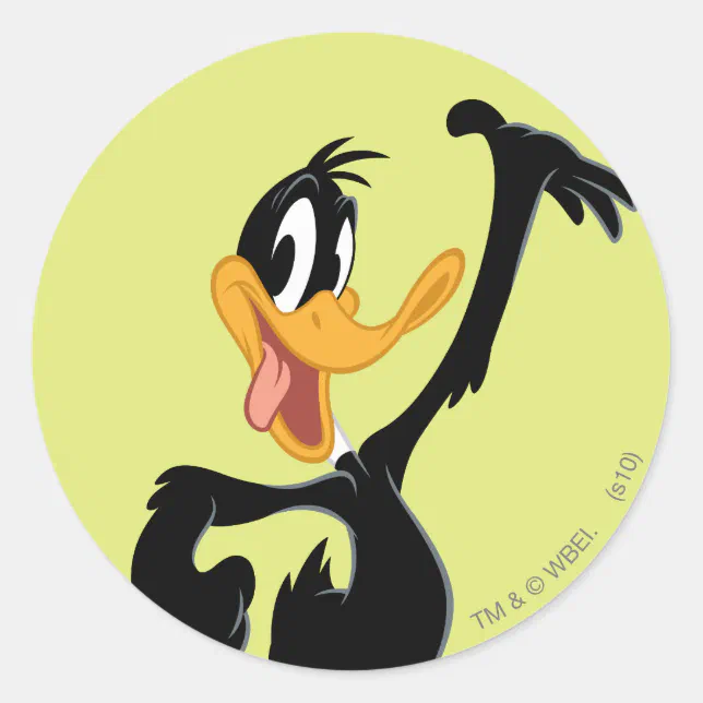 Classic DAFFY DUCK™ Classic Round Sticker | Zazzle