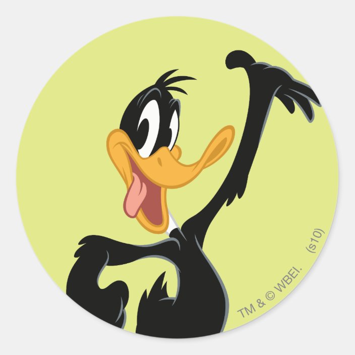 Classic DAFFY DUCK™ Classic Round Sticker | Zazzle.com