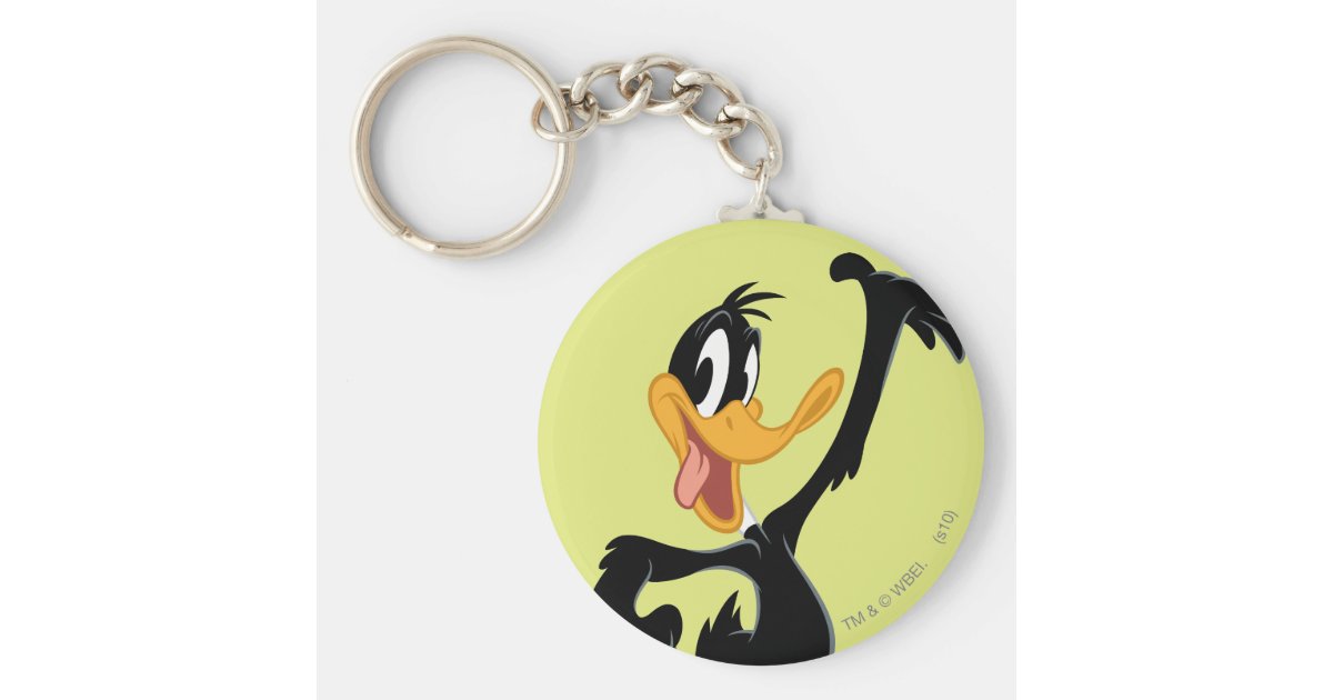 Classic DAFFY DUCK™ Keychain Zazzle