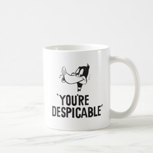 Classic DAFFY DUCK Youre Despicable Coffee Mug