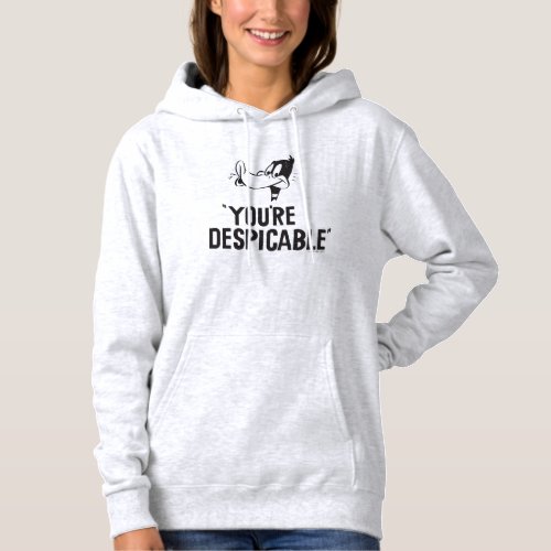 Classic DAFFY DUCK Youre Despicable Hoodie