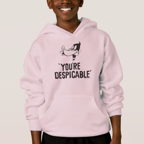 Classic DAFFY DUCK Youre Despicable Hoodie
