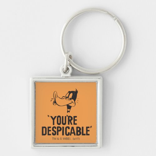 Classic DAFFY DUCK Youre Despicable Keychain