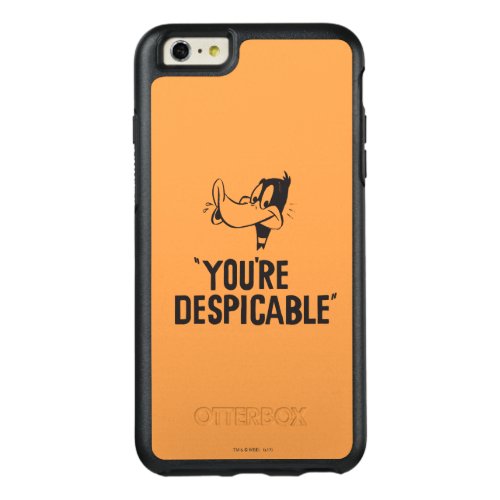 Classic DAFFY DUCK Youre Despicable OtterBox iPhone 66s Plus Case