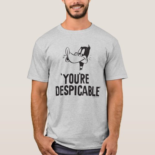 Classic DAFFY DUCK Youre Despicable T_Shirt
