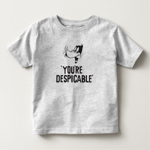 Classic DAFFY DUCK Youre Despicable Toddler T_shirt