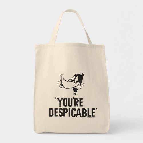 Classic DAFFY DUCK Youre Despicable Tote Bag