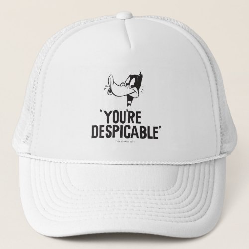 Classic DAFFY DUCK Youre Despicable Trucker Hat