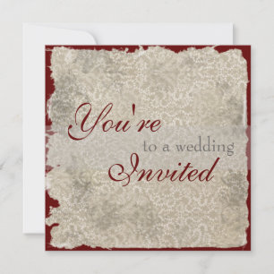 Classic Damask Wedding Invitations