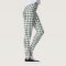 Classic Dark Green and White Plaid Pattern