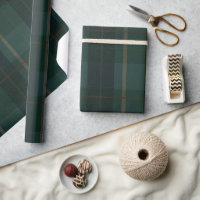 Classic Dark Green Tartan Plaid