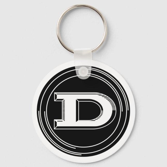 Classic Datsun emblem Keychain (Front)