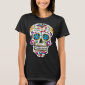 San Francisco Football Helmet Sugar Skull Day Of The Dead Kids T