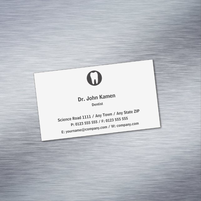 Classic Dentist | Simply Business Card Magnet (In Situ)