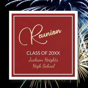 Classic design Class Reunion Napkins