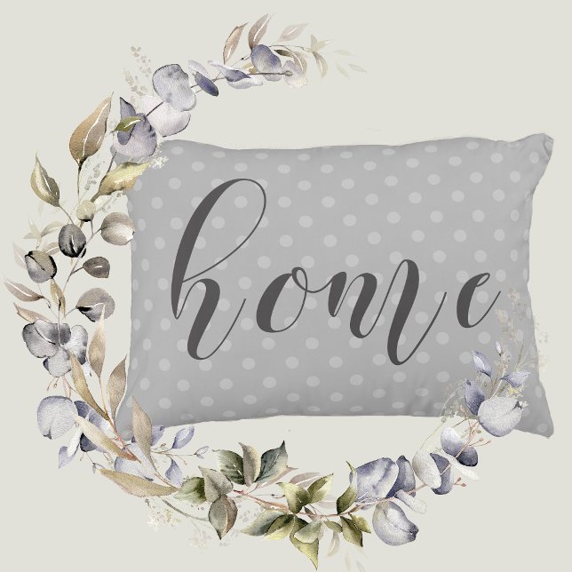 Classic Design "Home" Accent Pillow (Creator Uploaded)