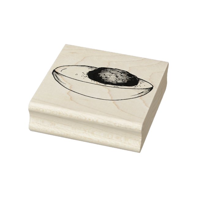 Classic Deviled Egg Picnic Food Foodie Rubber Stamp (Stamp)